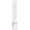Ekena Millwork Bellingham Architectural Grade PVC Gable Bracket, 72"W x 42"H x 6"D x 6"F, 14/12 Pitch GBP072X42X0606BEL00 - alternate 3